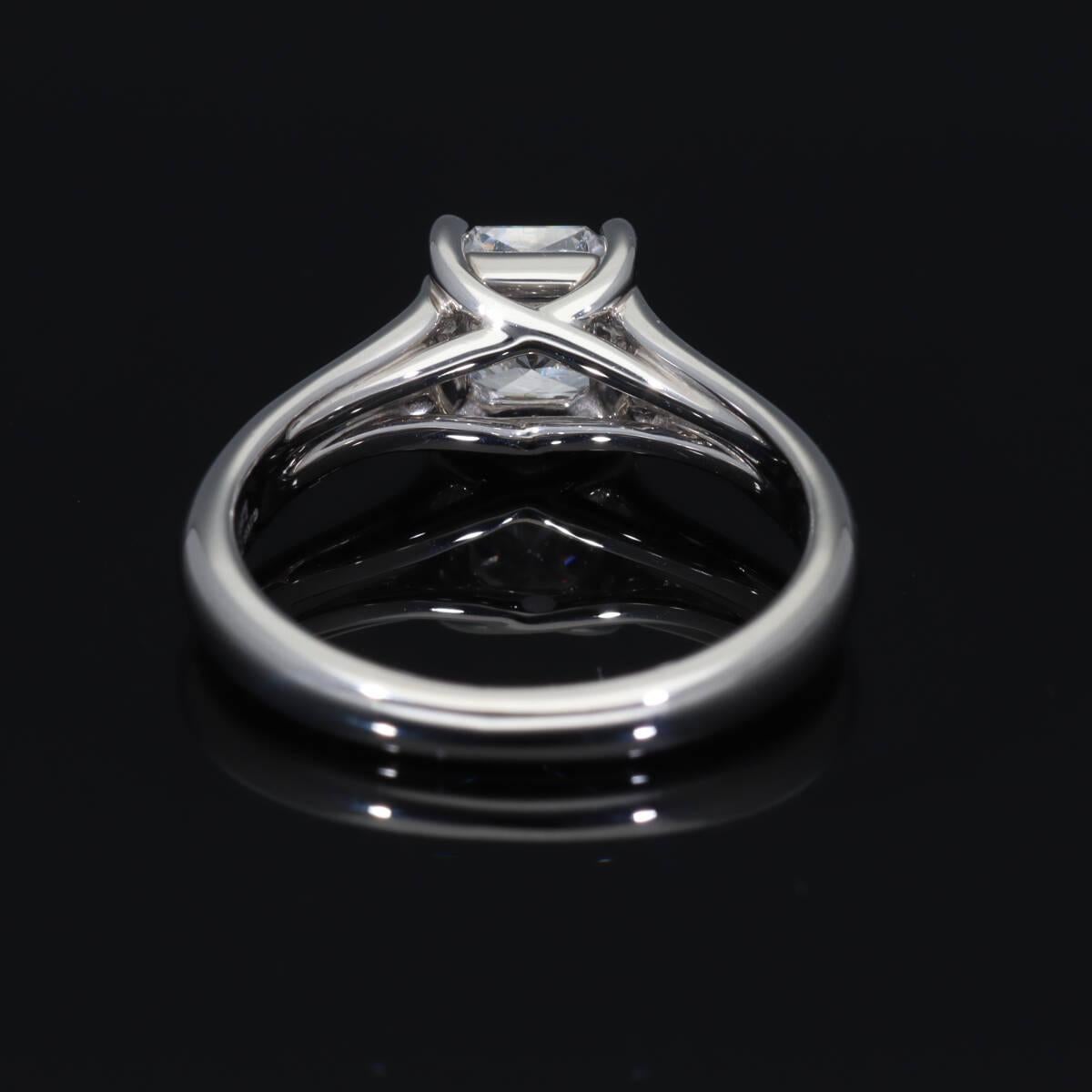 Tiffany & Co. Lucida Diamond 0,93ct E-VS1 Anello in platino US 4 1/4 in vendita 4