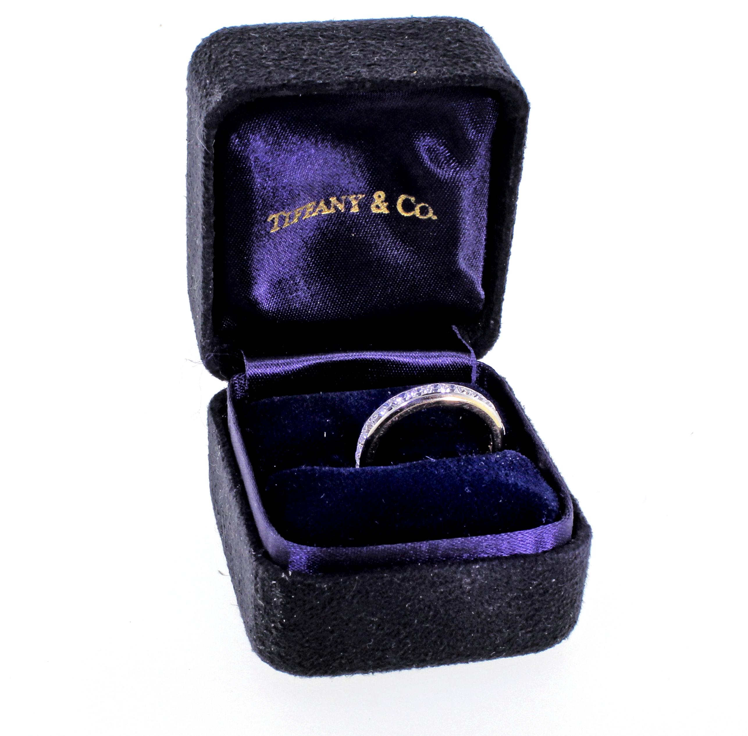 Women's or Men's Tiffany & Co. Lucida Diamond 18 Karat Band-Ring