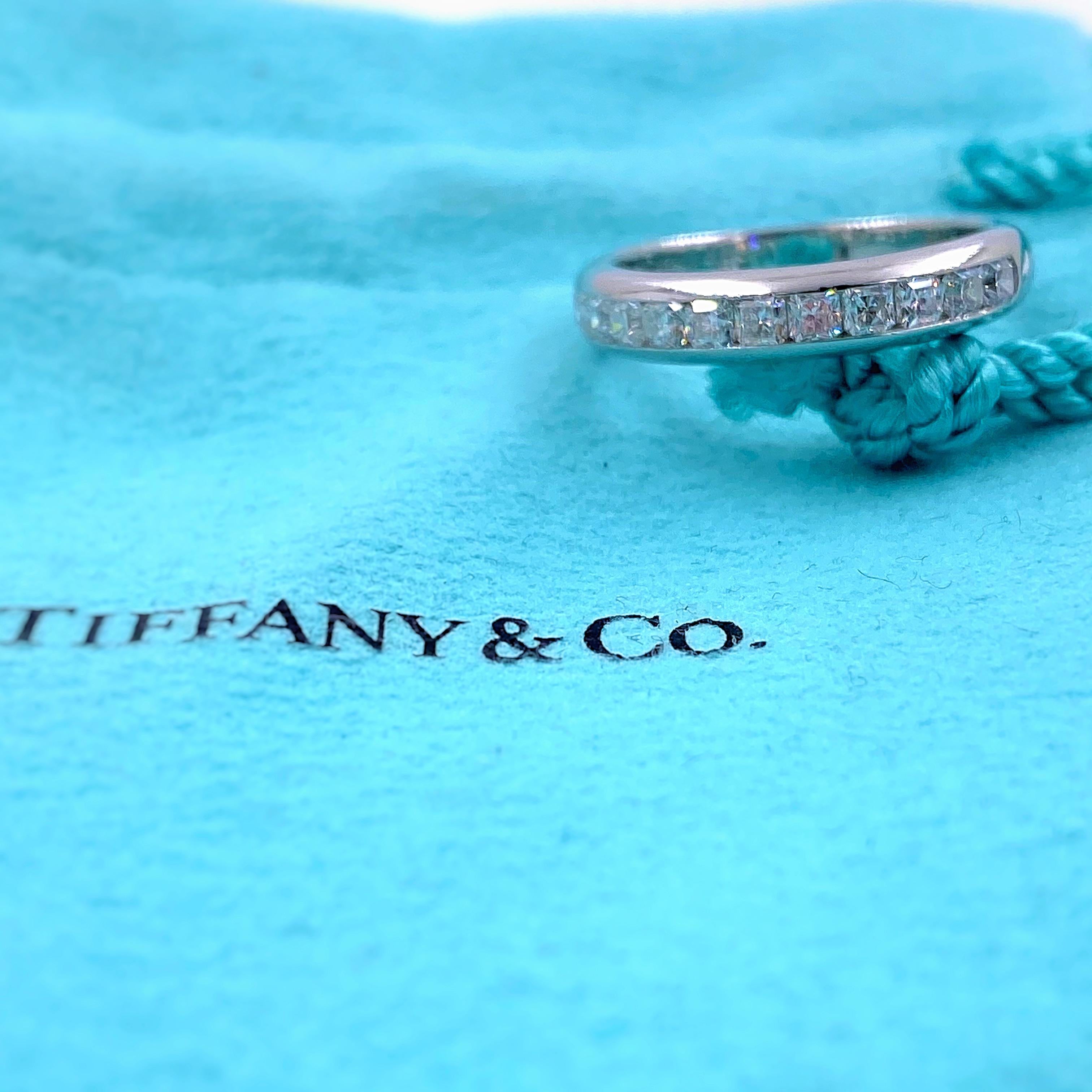 Tiffany & Co. Lucida Diamantband aus Platin mit 0,65 Karat 2