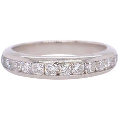 Tiffany & Co. Lucida Diamantband aus Platin mit 0,65 Karat
