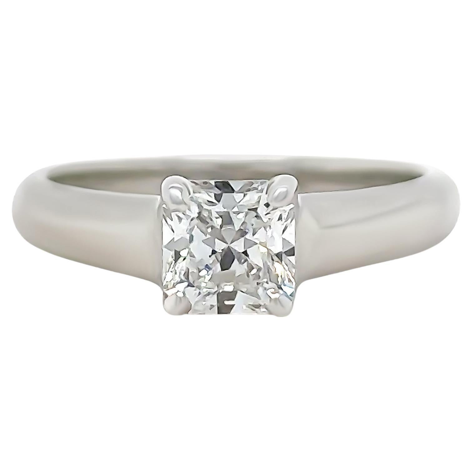 Tiffany & Co Lucida Diamond Engagement Ring 0.91ct
