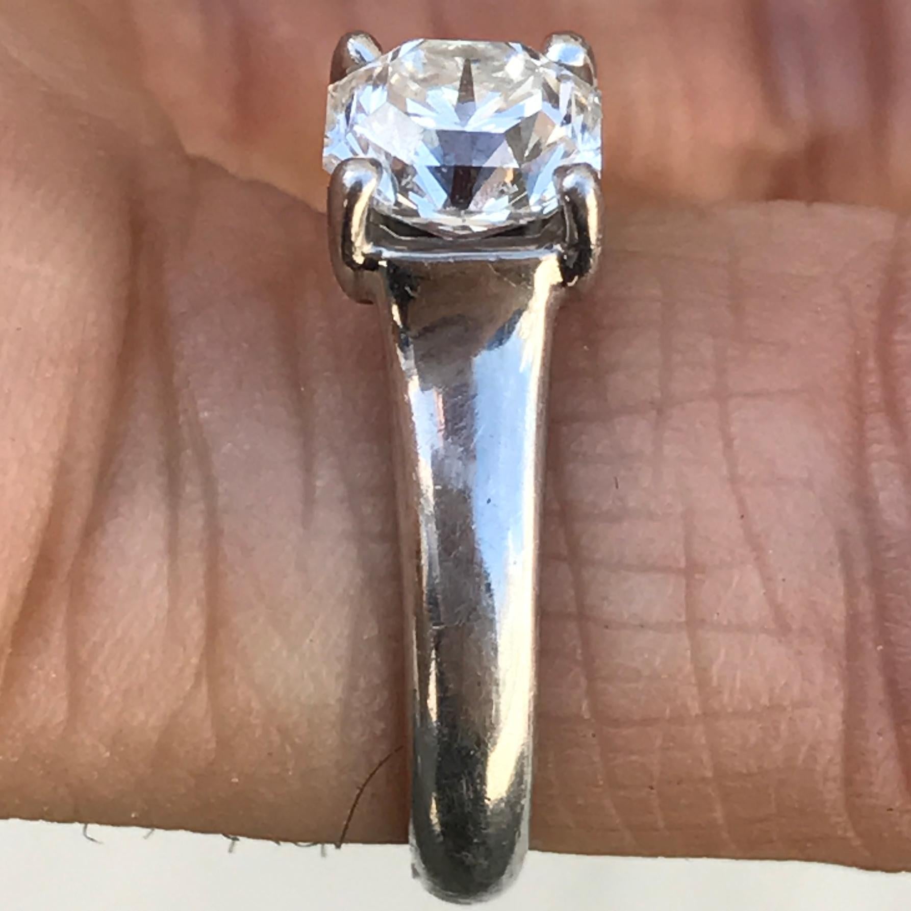 Tiffany & Co. Lucida Diamond Engagement Ring 1.33 Carat, H VVS2, Retail 23 Karat In Excellent Condition For Sale In West Hollywood, CA
