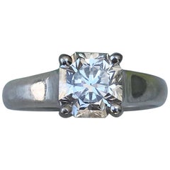 Tiffany & Co. Lucida Diamond Engagement Ring 1.33 Carat, H VVS2, Retail 23 Karat