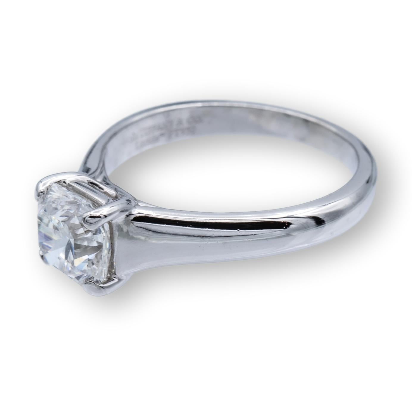 Women's Tiffany & Co. Lucida Diamond Engagement Ring 1.35 Ct F VS1 in Platinum