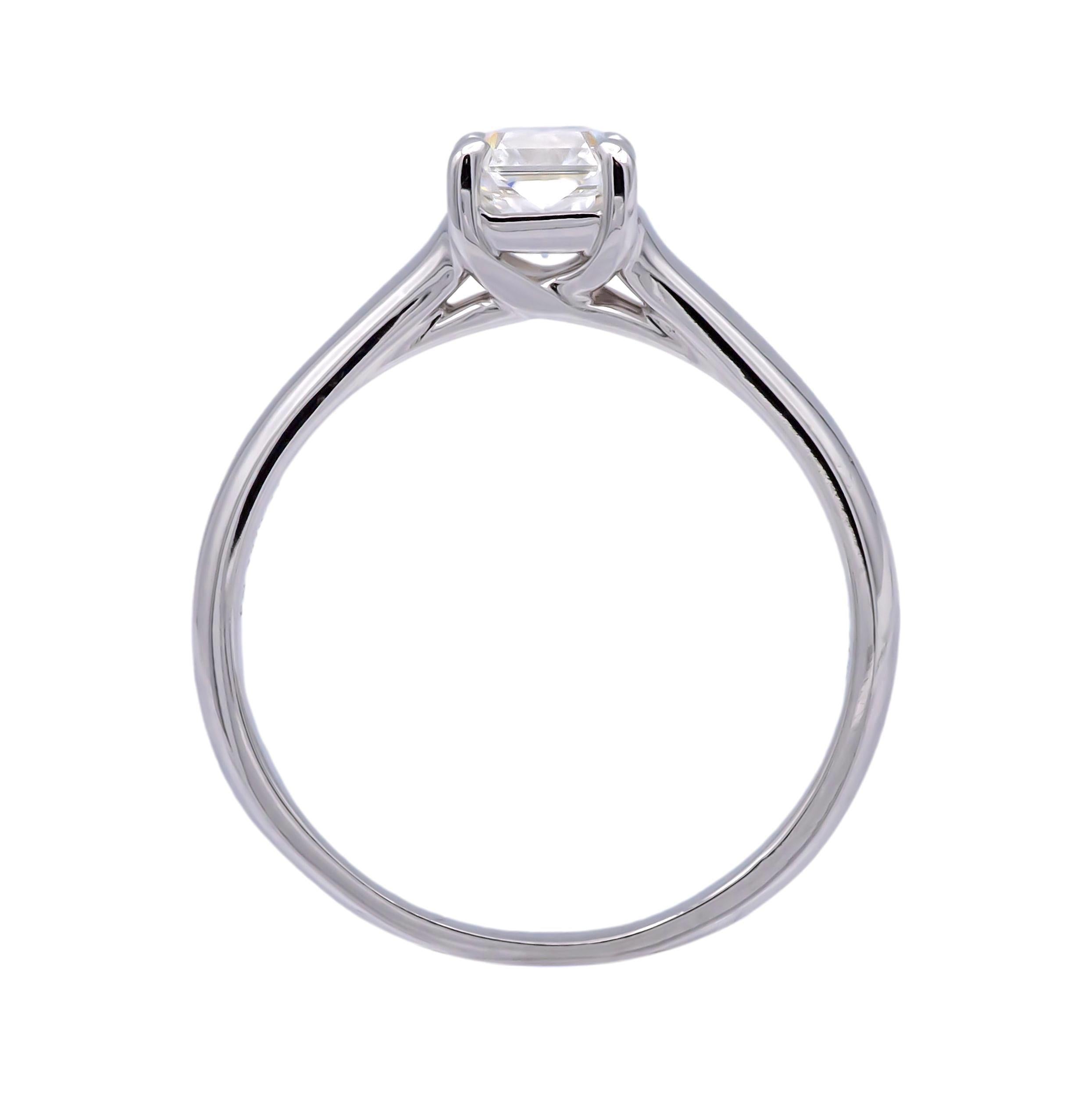 Women's Tiffany & Co. Lucida Diamond Engagement Ring .60ct H VVS2 in Platinum
