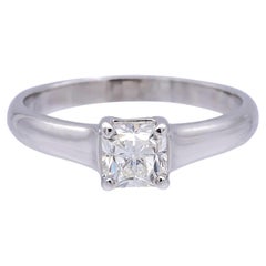 Tiffany & Co. Lucida Diamond Engagement Ring .60ct H VVS2 in Platinum