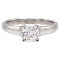 Tiffany & Co. Lucida Diamond Engagement Ring .87ct EVS2 in Platinum