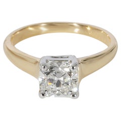 Tiffany & Co. Lucida Diamond Engagement Ring in 18KT Gold/Platinum I VS1 1.04CT