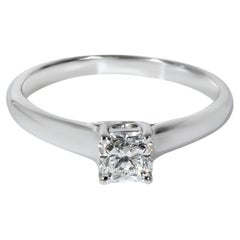 Tiffany & Co. Lucida Diamond Engagement Ring in Platinum G VVS2 0.52 CTW