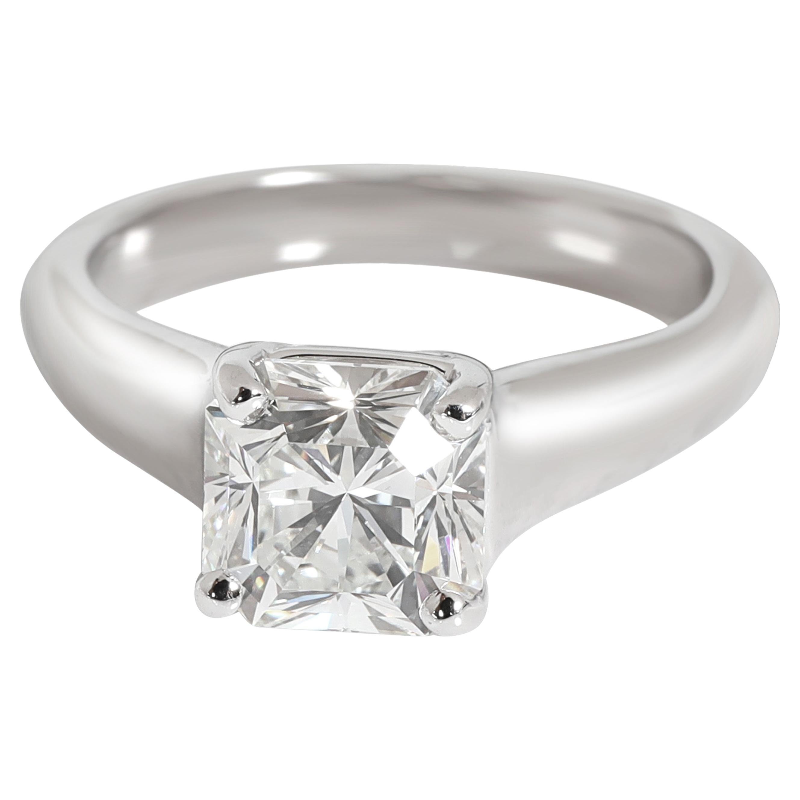 Tiffany & Co. Lucida Diamond Engagement Ring in Platinum H VS2 1.71 CTW