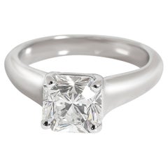 Tiffany & Co. Lucida Diamond Engagement Ring in Platinum H VS2 1.71 CTW