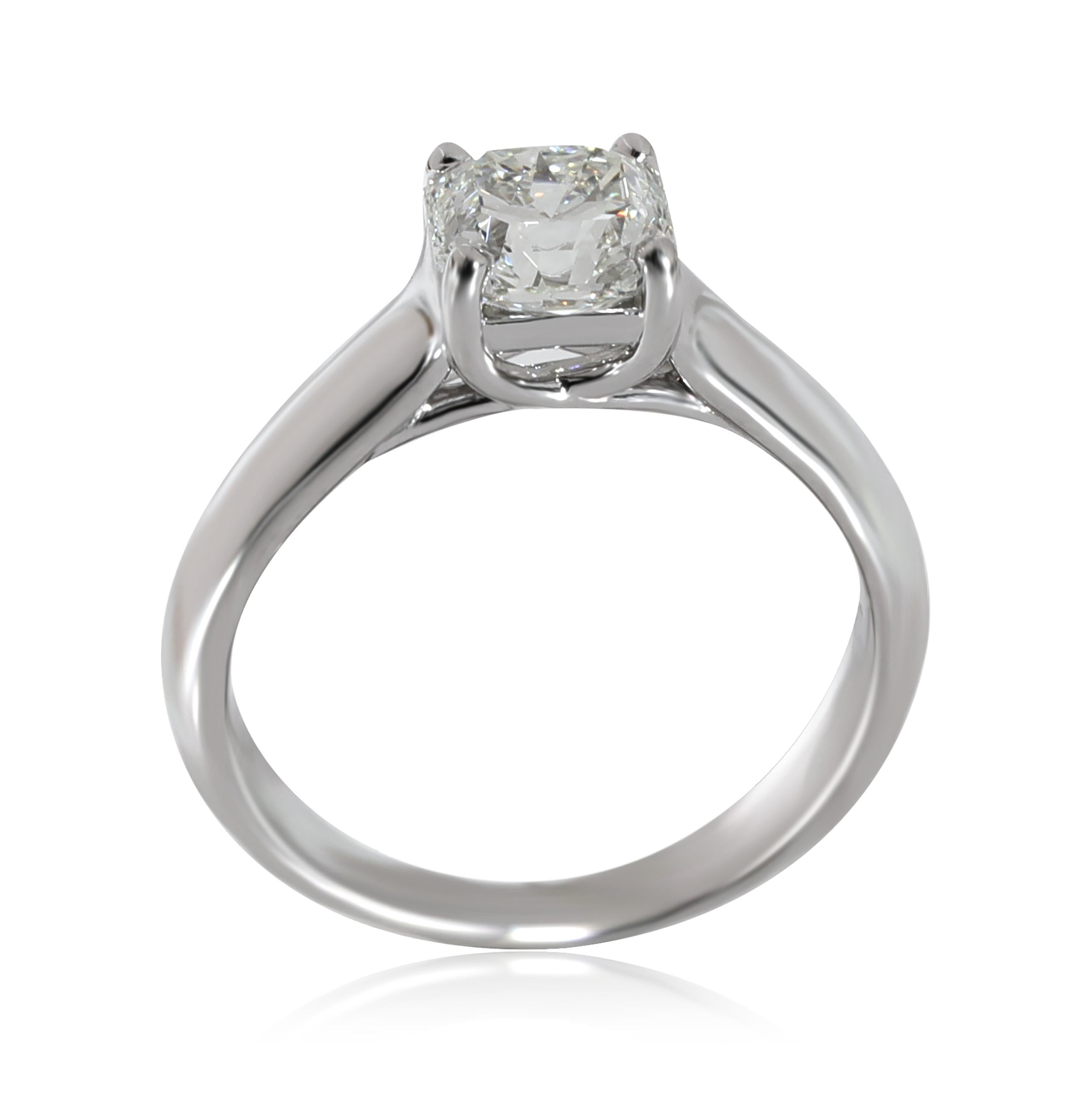 Tiffany & Co. Lucida Diamond Engagement Ring in Platinum I VVS2 1.07 CTW 1