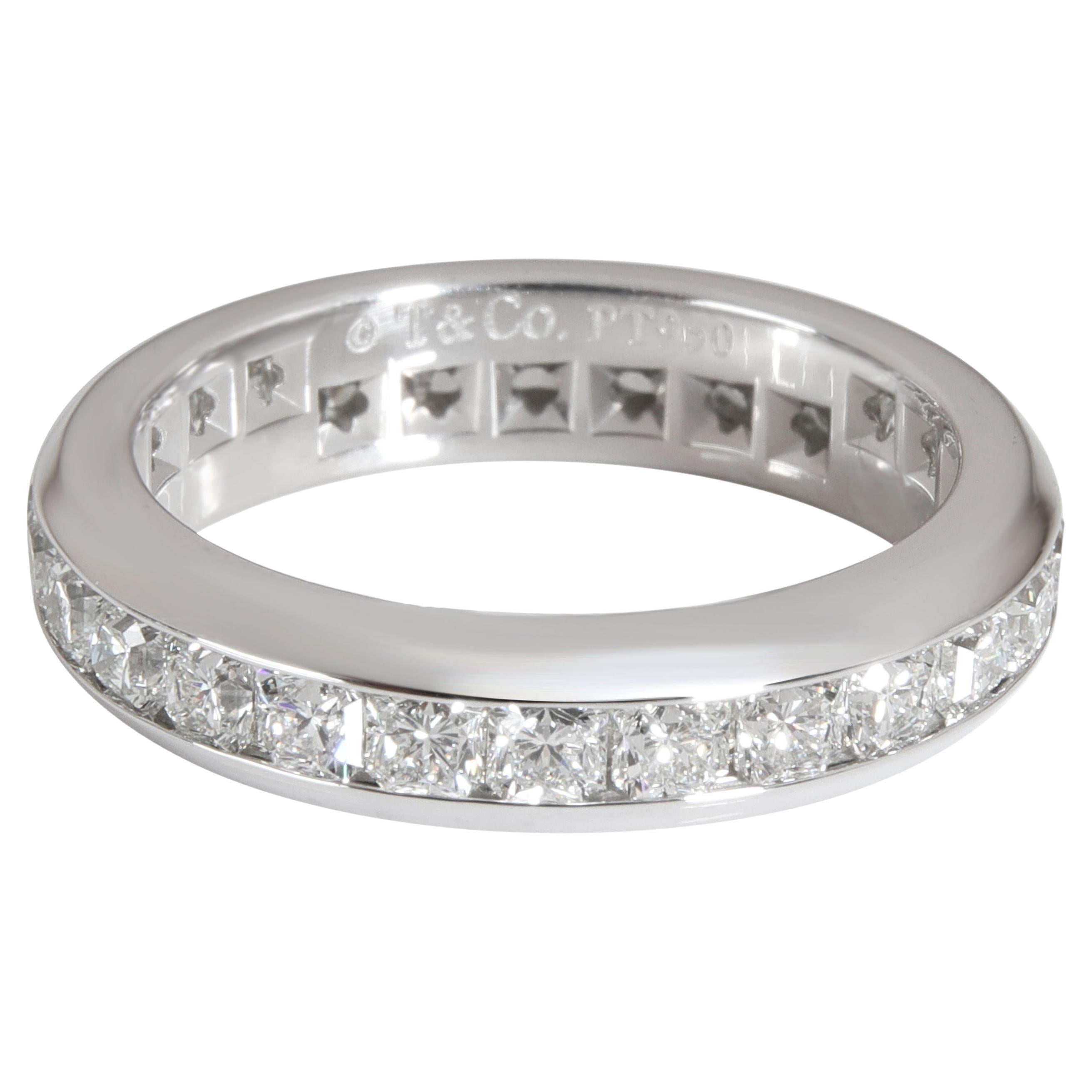 Tiffany and Co. Lucida Cut Diamond Half Eternity Ring at 1stDibs