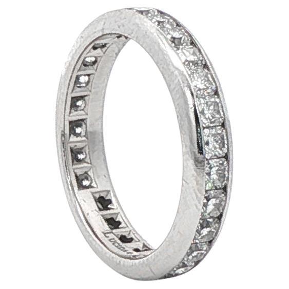 Tiffany 
Co Lucida Diamond Eternity Full Circle Band Ring For Sale