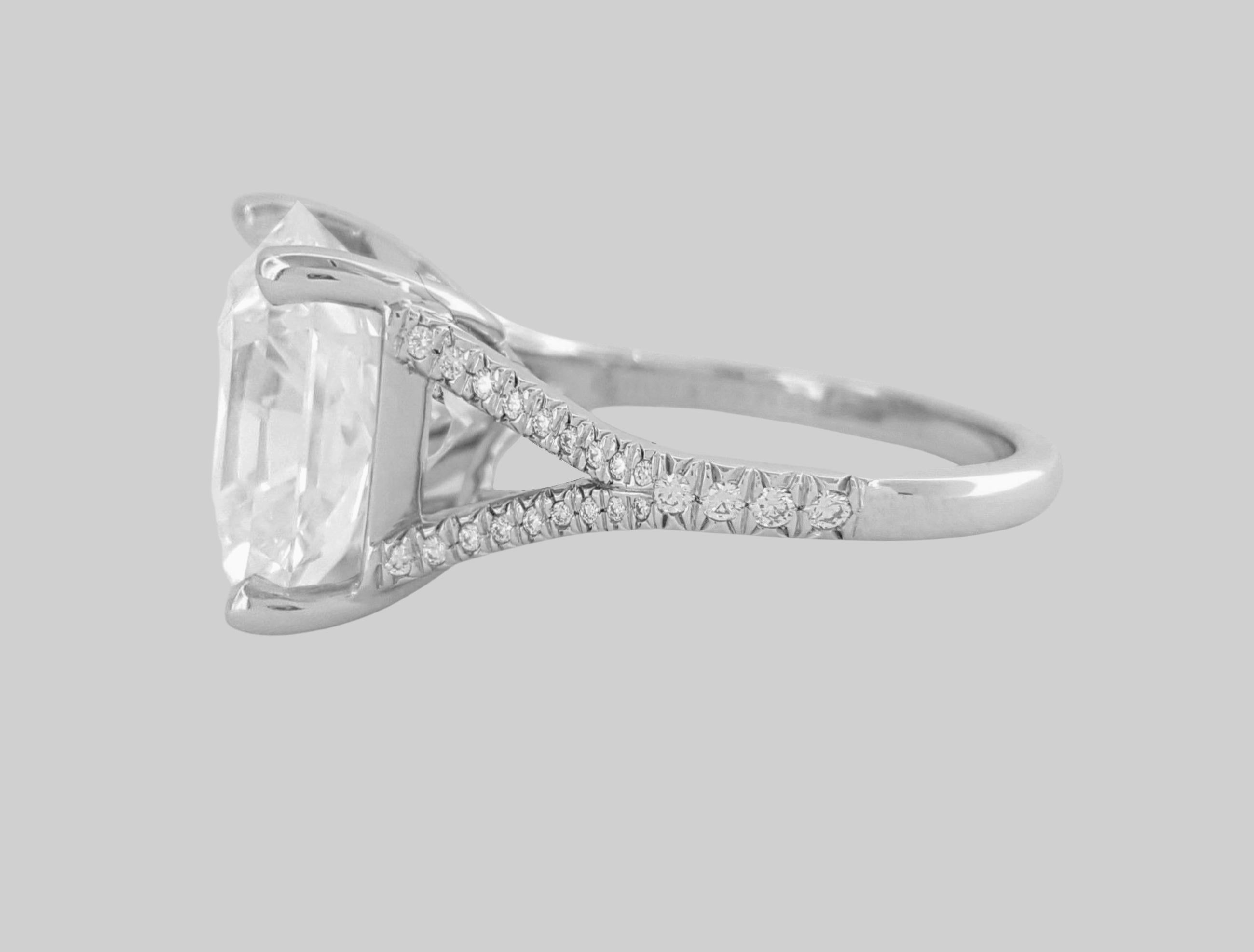 Tiffany & Co. Lucida Verlobungsring mit Solitär-Diamant im Zustand „Hervorragend“ in Chicago, IL