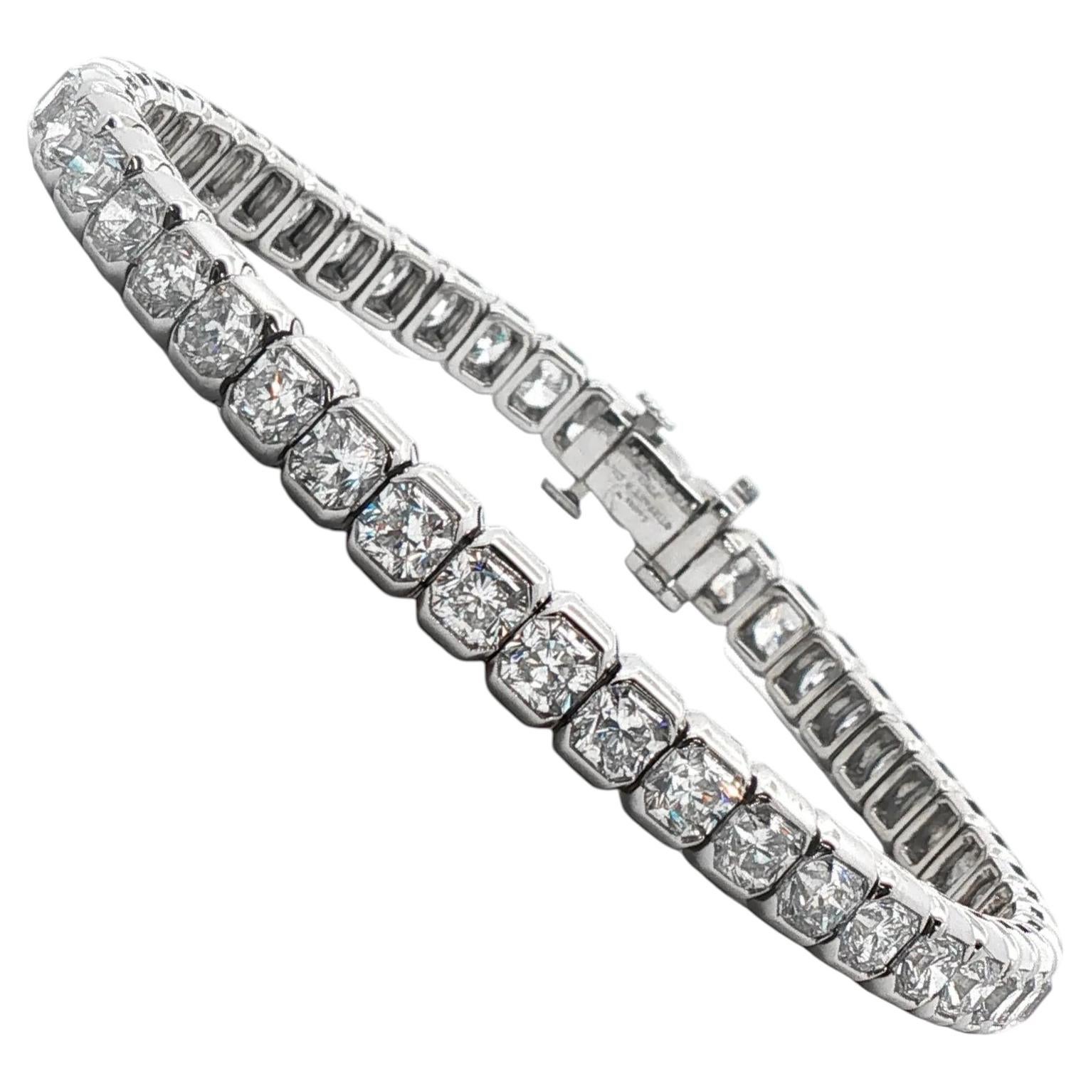 Tiffany & Co. Lucida Diamond Straight Line Bracelet in Platinum