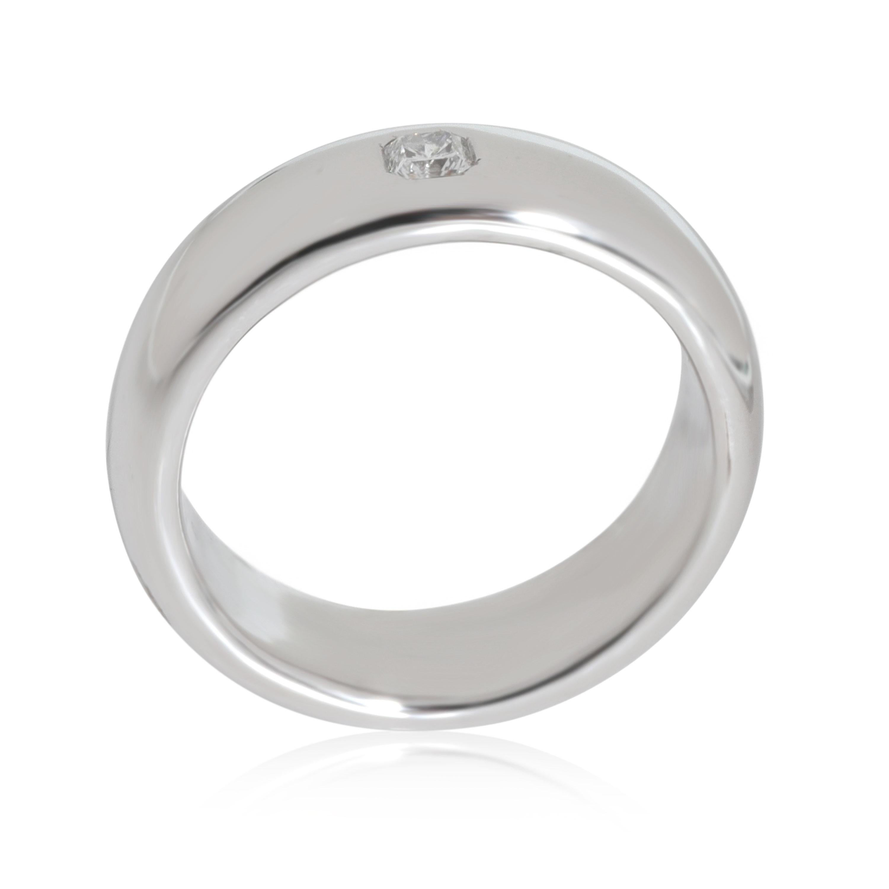Tiffany & Co. Lucida Diamant-Hochzeitsring aus Platin 0,1 Karat 1