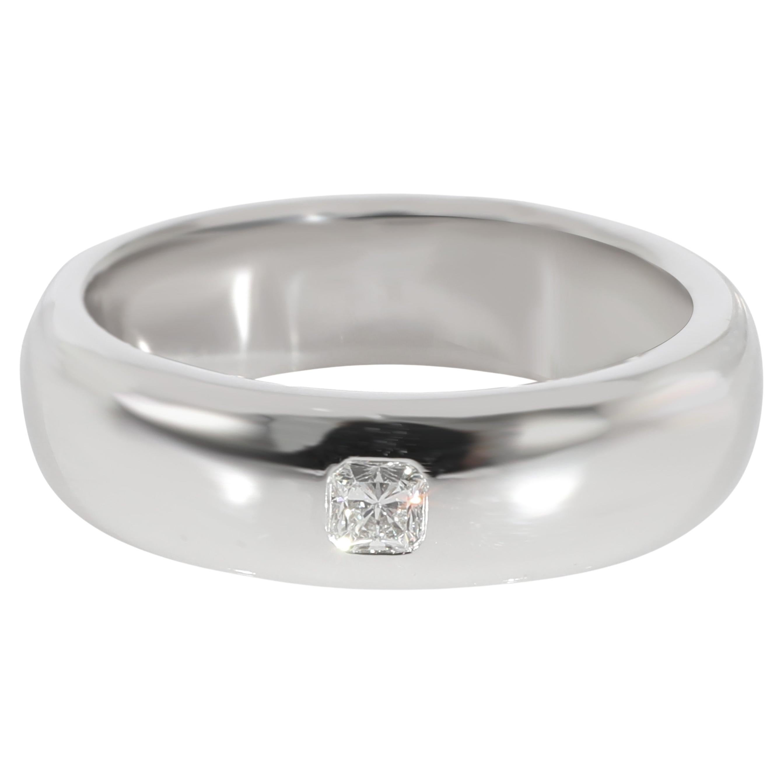Tiffany & Co. Lucida Diamond Wedding Band in Platinum 0.11 CTW For Sale