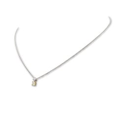 Tiffany & Co 'Lucida' Fancy Yellow Diamond Pendant Necklace