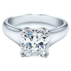 Tiffany & Co. Lucida Platinum Diamond Ring