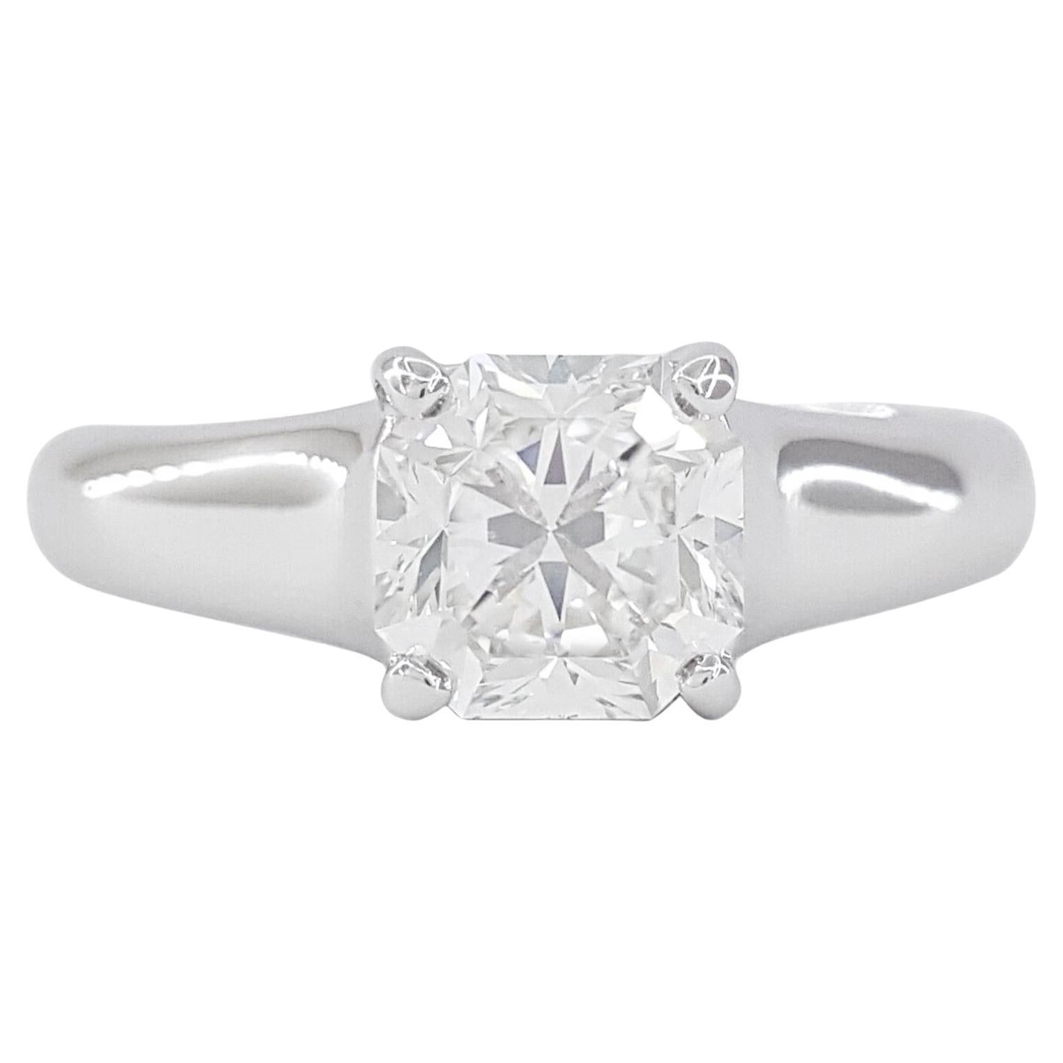 Tiffany & Co. Lucida Platinum Diamond Ring For Sale