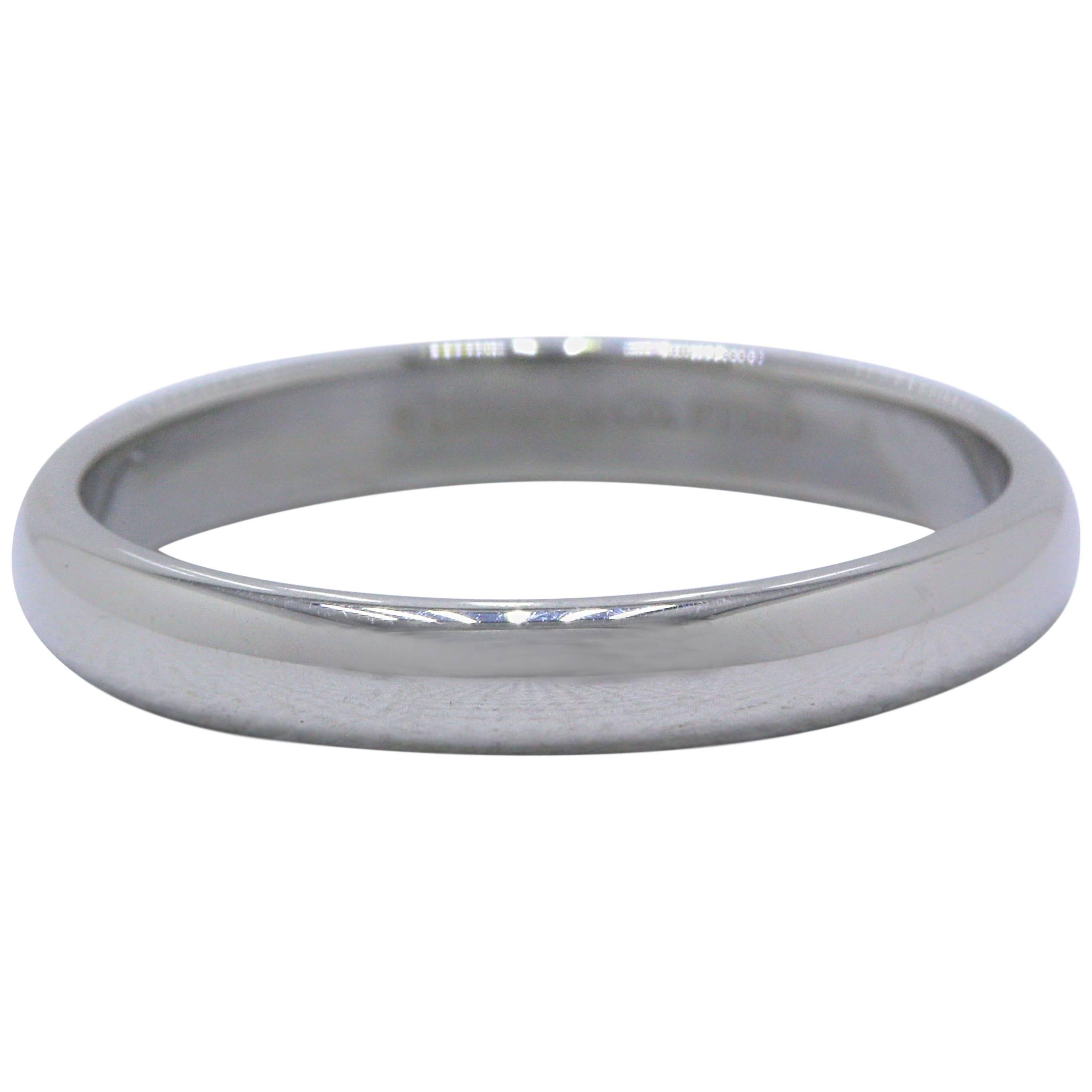 Tiffany & Co. Lucida Alianza de Platino 3 mm