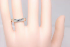 Tiffany & Co. Lucida Platinum Wedding Band Ring 4.5 MM