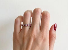 Tiffany & Co. Lucida Ruby and Diamond Eternity Band