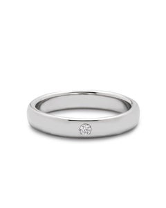 Tiffany & Co Lucinda single diamond band ring