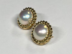 Tiffany & Co Mabe Pearl Earrings