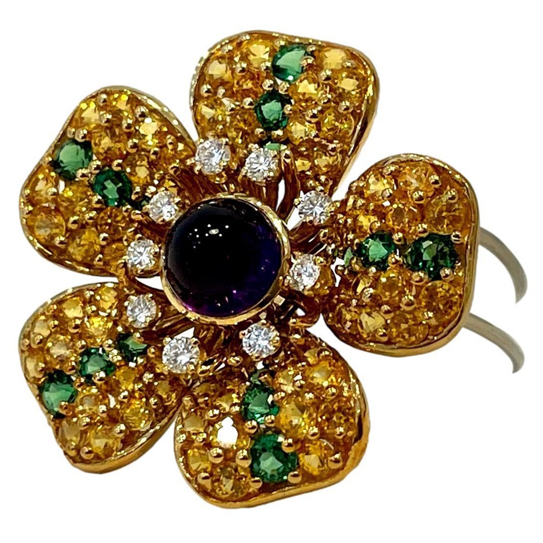 Tiffany & Co. Spilla Magnolia in oro giallo 18 carati