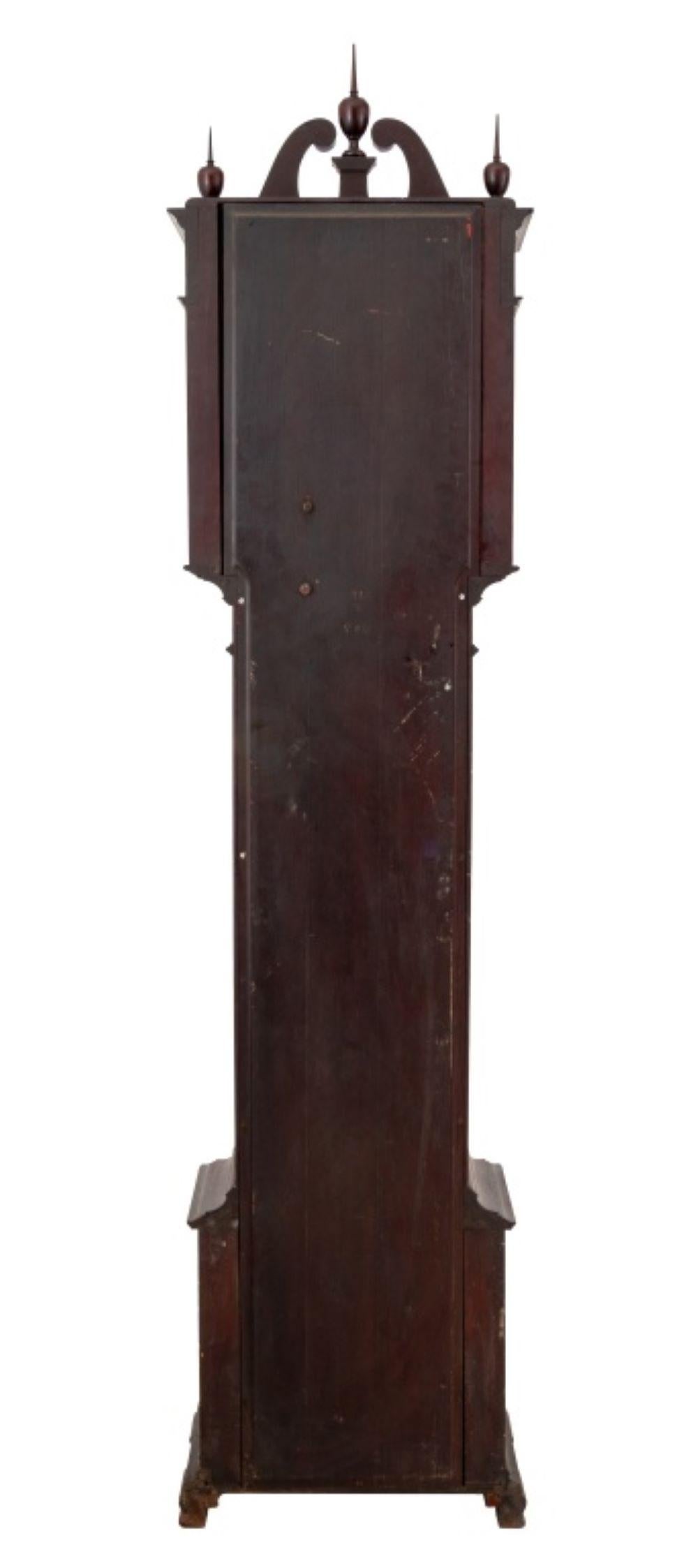 Tiffany & Co. Mahogany Longcase Clock For Sale 6