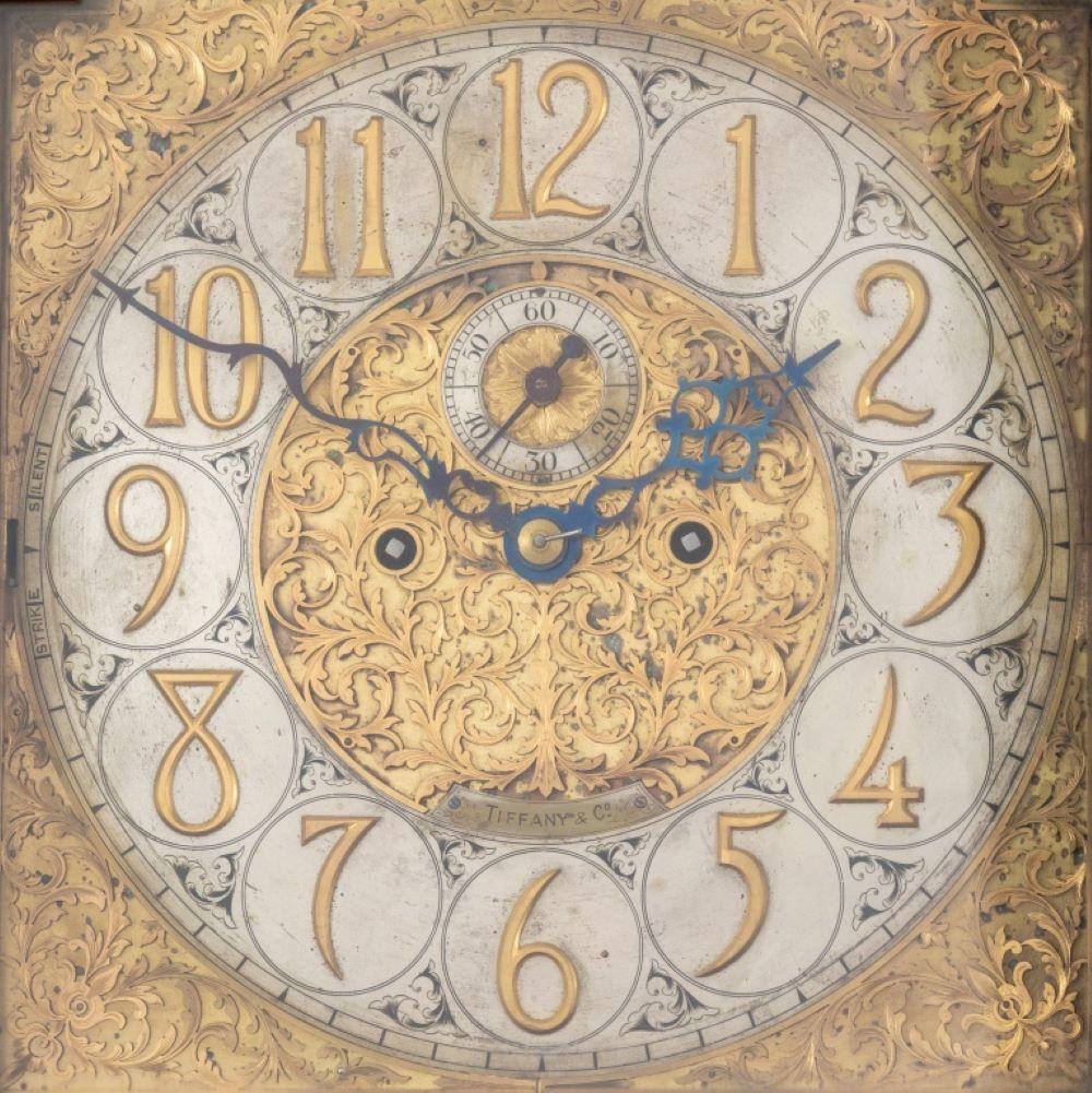 Tiffany & Co. Mahogany Longcase Clock In Good Condition For Sale In Astoria, NY