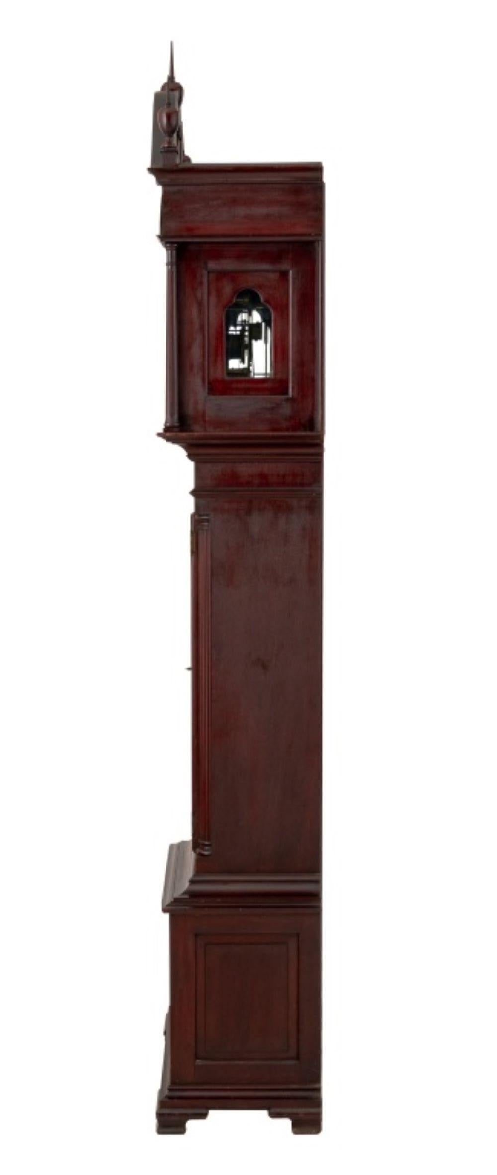 Tiffany & Co. Mahogany Longcase Clock For Sale 4