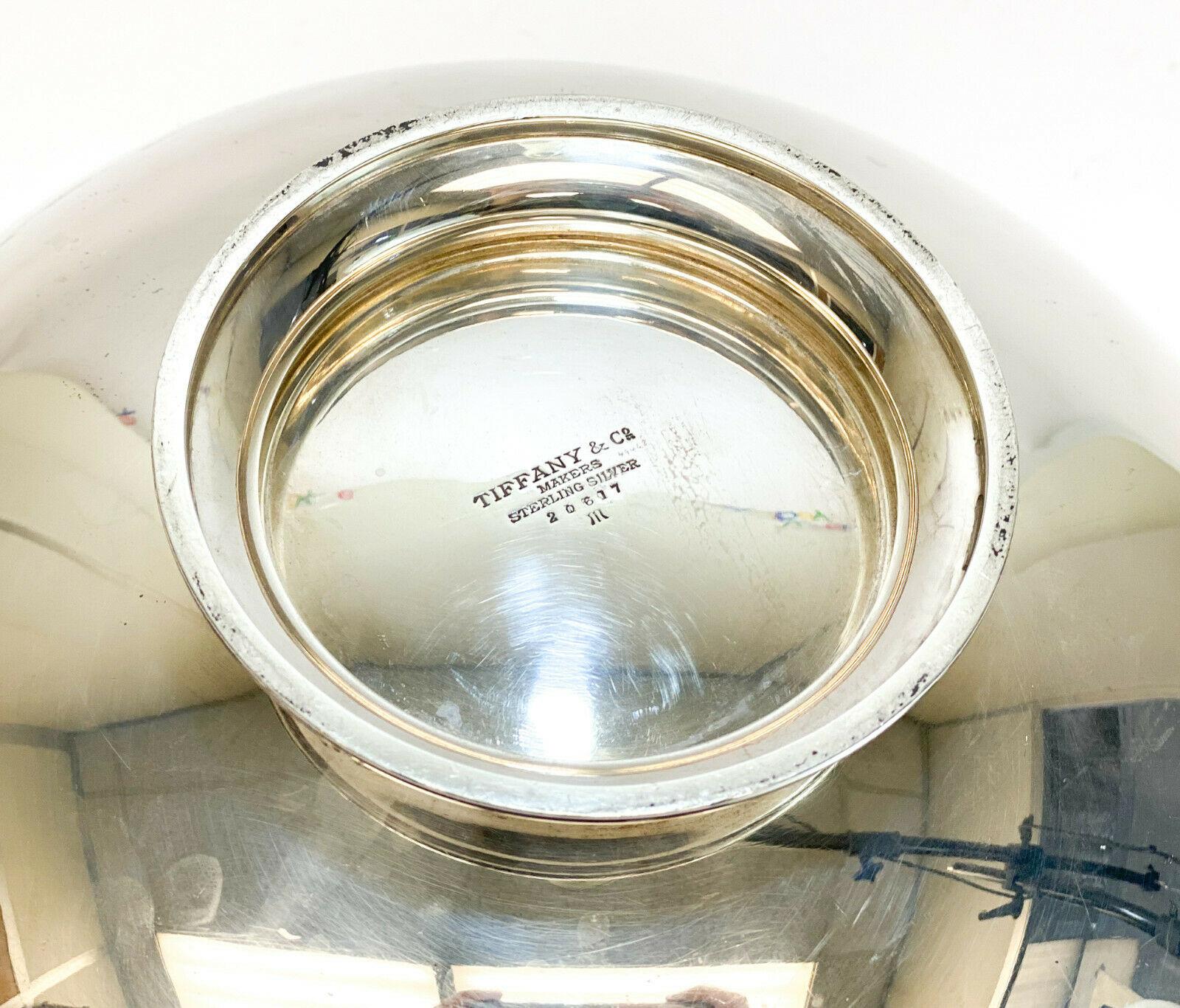 Tiffany & Co. Makers Sterling Silver Footed Bowl #20617, John C Moore II In Good Condition In WILMINGTON, CA