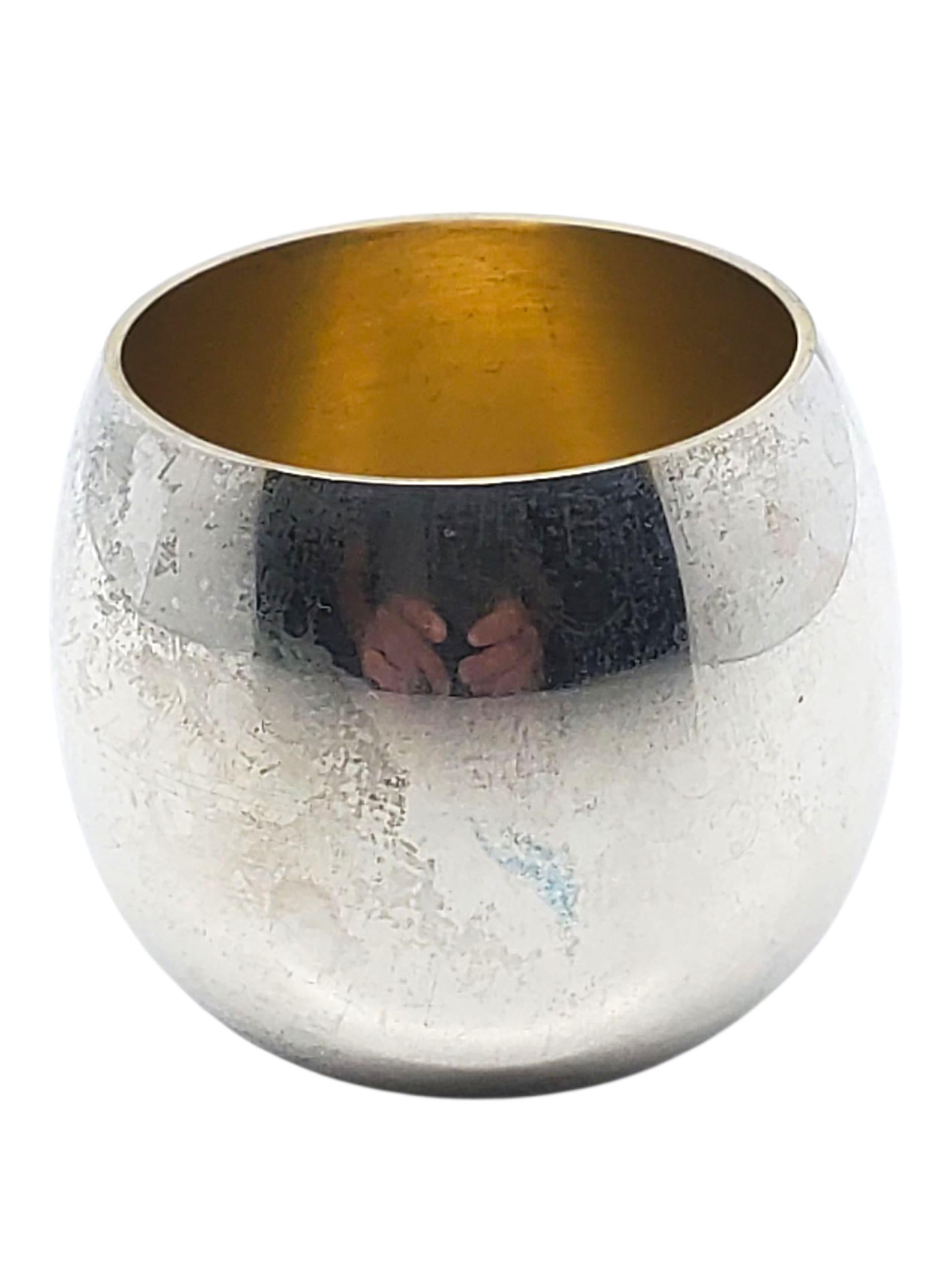 Tiffany & Co. Coppa Cordiale Makers in argento Sterling Vermeil #22632 in vendita