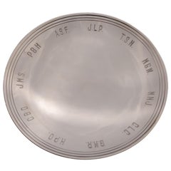 Tiffany & Co. Makers Sterling Silver Windham 8" Footed Cookie Plate 23117