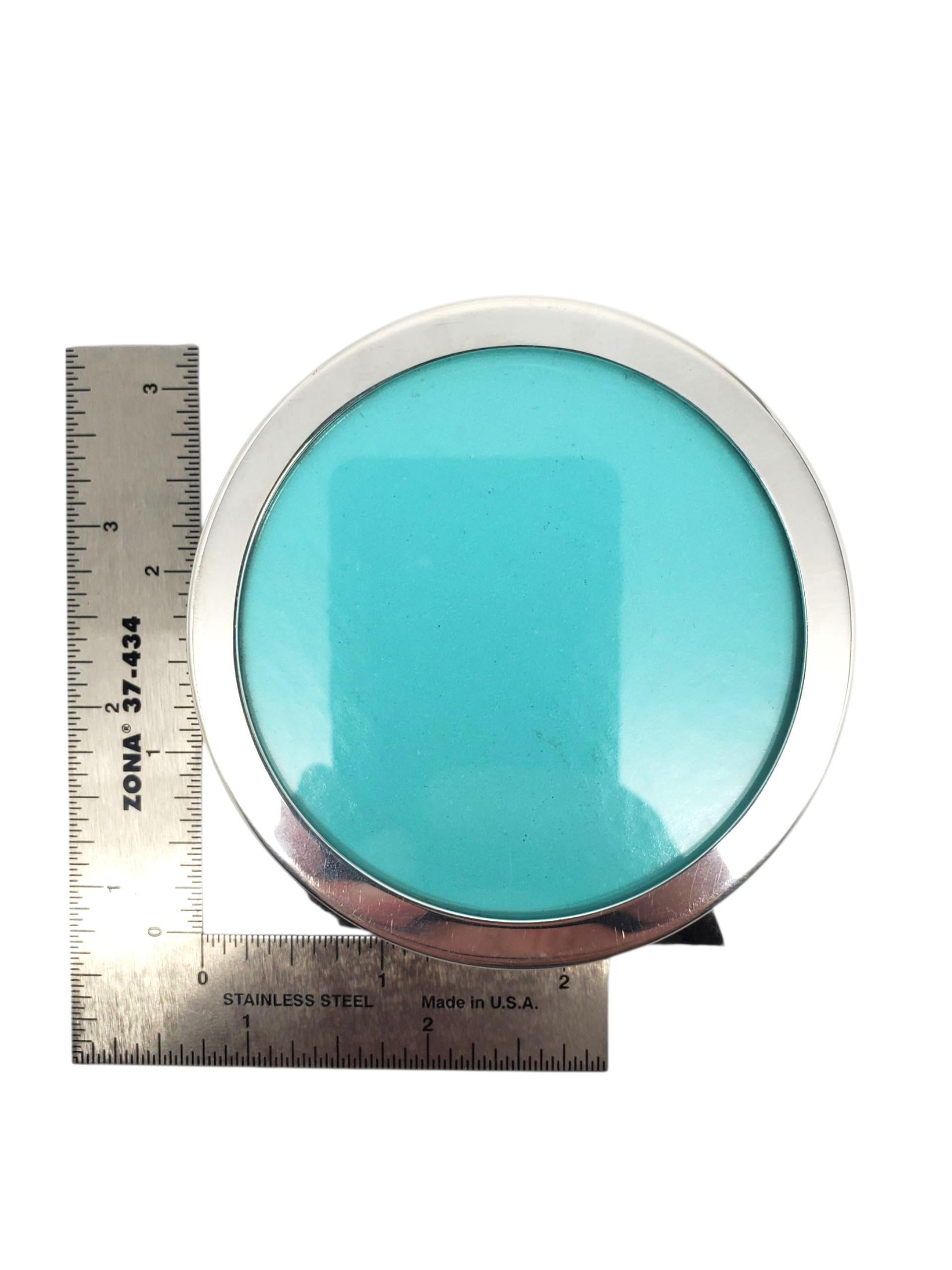 Tiffany & Co. Makers Sterling Sterling 25126 Round Photo Frame 3