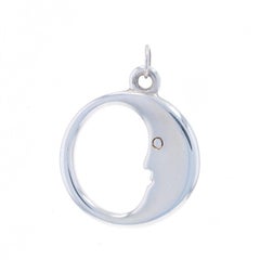 Tiffany & Co. Man in the Moon Pendant - Sterling 925 Celestial Crescent Moon