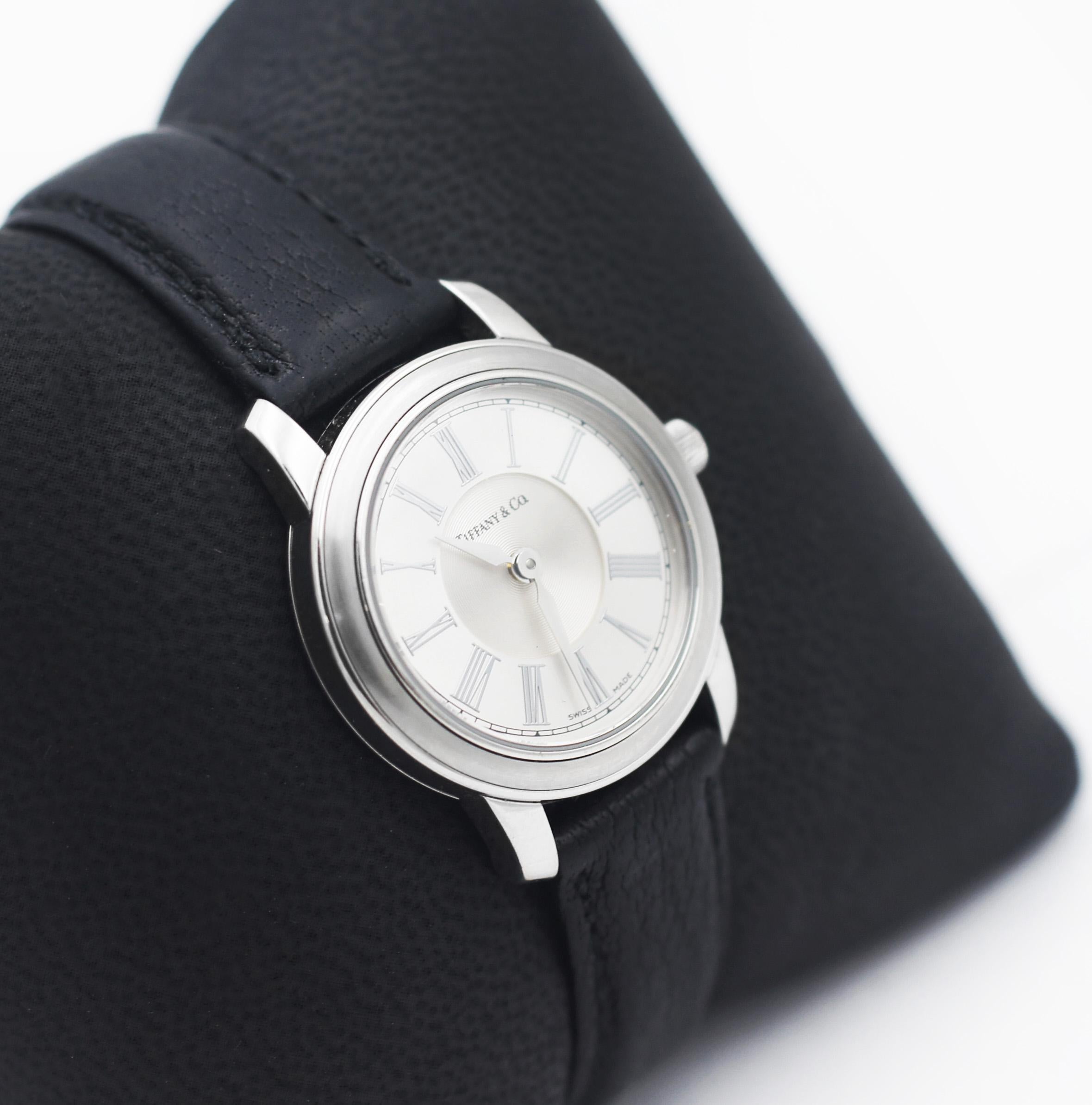 Tiffany & Co
Mark Resonator Atlas
Watch
27mm Case
Water Resistant
Stainless Steel case
Original Leather Strap
Box included
This beautiful pre-loved watch is in great looking and working condition.
Watch has light wear which is consistent with time