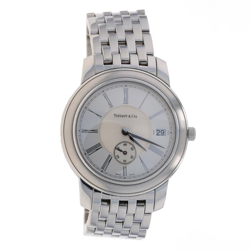 Tiffany & Co. Runde Herrenarmbanduhr Mark - Edelstahl Quarz 1 Yr Garantie (Rundschliff)
