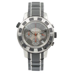 Tiffany & Co. Chronograph Mark T-57 aus Edelstahl und Gummi