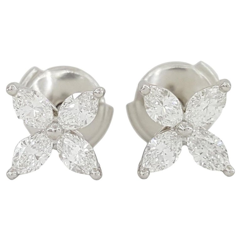 Tiffany marquise earrings Clearance