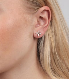 Tiffany & Co. Marquise cut Diamond 18ct Rose Gold Medium Victoria Earrings