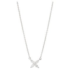 Tiffany & Co. Ciondolo Victoria piccolo in platino con diamante taglio marquise