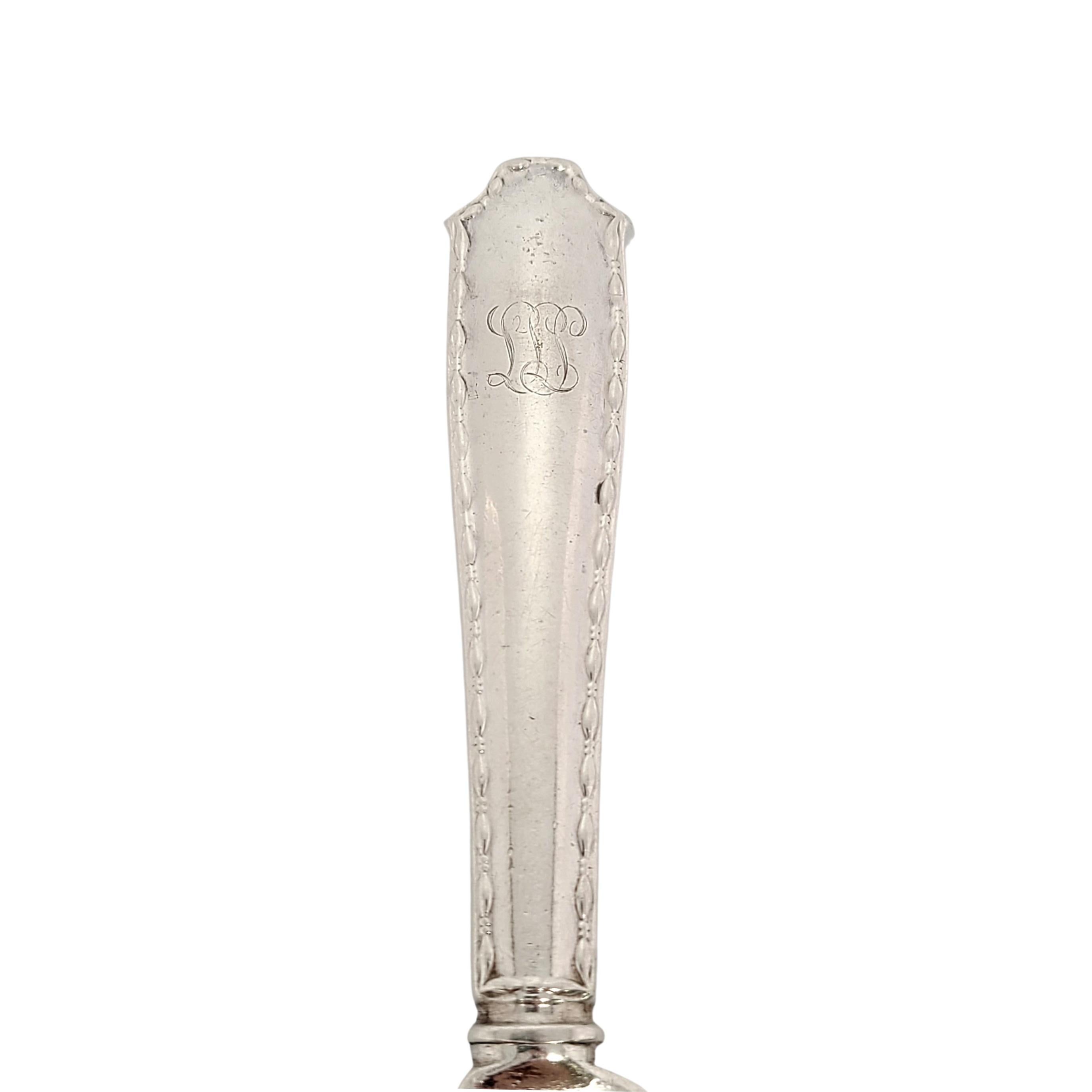 Tiffany & Co. Couteau à dessert/thé en argent sterling Marquise avec monogramme 19,7 cm Unisexe en vente