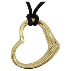 Tiffany & Co. Medium Open Heart Pendant / Necklace
