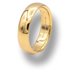 Tiffany & Co. Mens 18K Yellow Gold Wedding Band, Circa 1999
