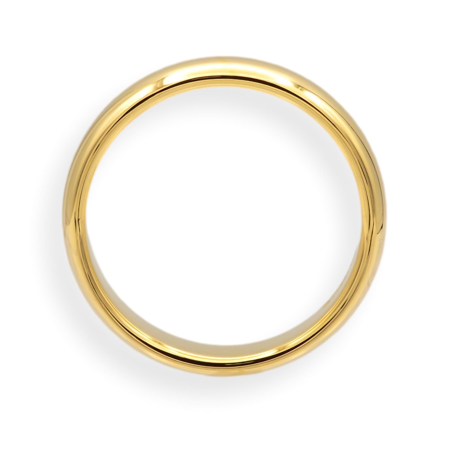 De los hombres Tiffany & Co. Men’s 18K Yellow Gold Forever Classic Wedding Band, Size 9 en venta
