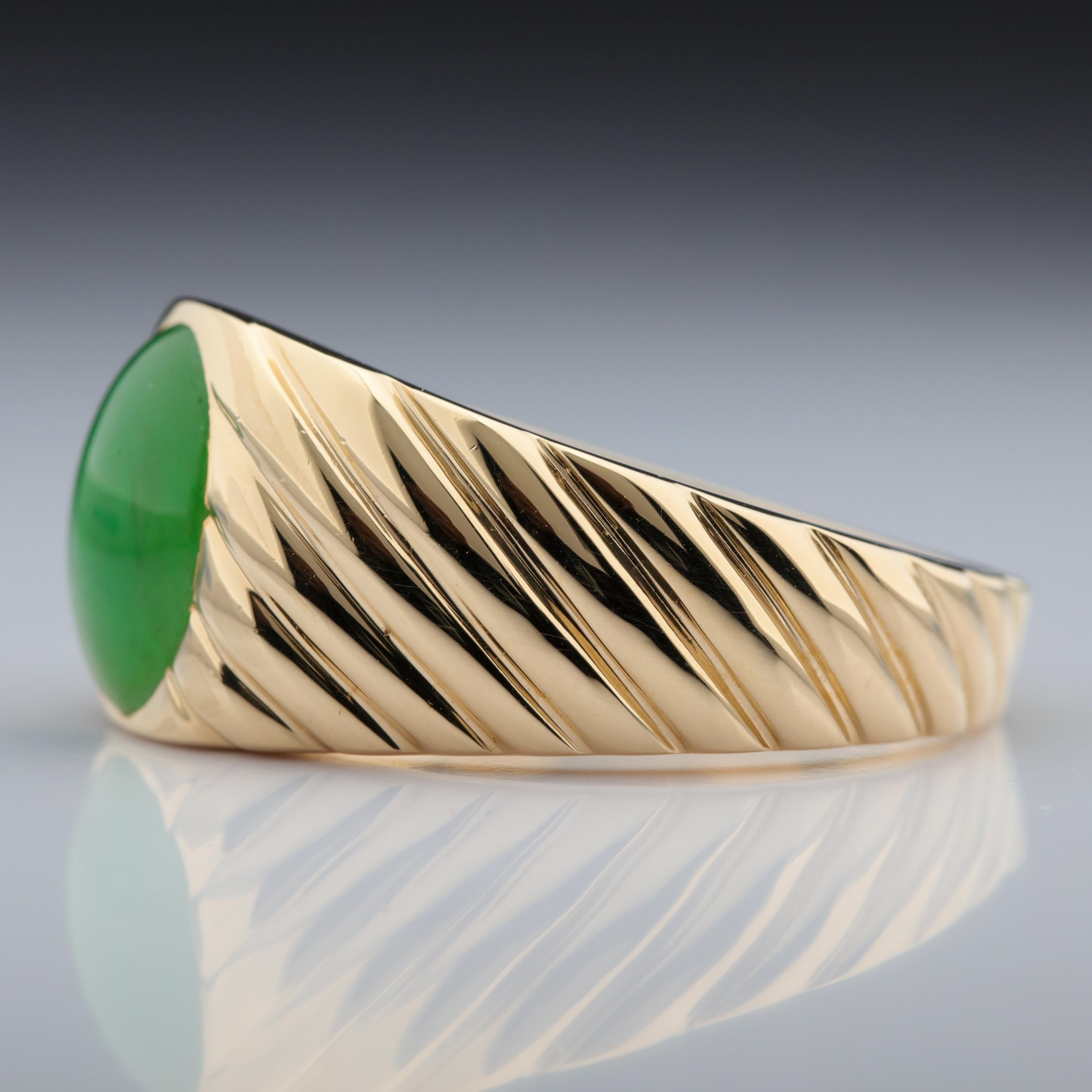 mens jadeite ring